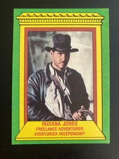 1981 O-Pee-Chee OPC Raiders of the Lost Ark Indiana Jones #2 VG-VGEX picture