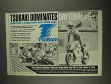 1992 Tsubaki Chains Ad - Scott Russell and Doug Polen picture