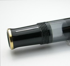 PELIKAN SOVEREIGN M600 OLD STYLE BLACK BARREL + PISTON PART FOUNTAIN PEN REPAIR picture