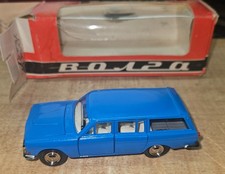 vintage 1:43 scale die-cast model of a Soviet GAZ-24-02 Volga station wagon in b picture
