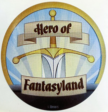 Hero of Fantasyland Sticker Sword and the Stone Walt Disney World 2