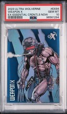 2023 Fleer Ultra Wolverine Weapon X EX Essential /94 PSA 10 GEM MT POP 1 picture