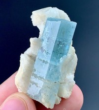 96 Carat Aquamarine Crystal Specimen From Pakistan  picture