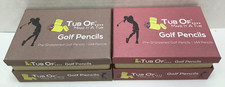 Tub of Golf Pencils, Pre Sharpened, 144ct Box, 2 Lot, 288 Total, Box Colors Vary picture