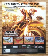 MTX Mototrax Racing Video Game PSP PS2 Xbox Promo 2004 Magazine Print Ad/Poster  picture