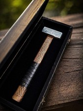 Premium Hand Engraved Wooden Hammer With Decorative Metal Head ~ With Luxury Box picture