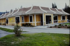 c1970's Kodachrome 35mm Slide, McDonald's Restaurant Golden Arches Building picture
