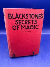 Blackstone's Secrets of Magic 3rd Printing 1932 by Harry Blackstone ESTATE picture