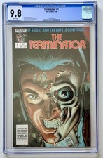 TERMINATOR #1 ◉ CGC 9.8 * 1988 NOW * Schwarzenegger Cover *  FRESH CASE  👀 picture