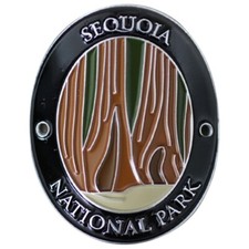 Sequoia National Park Walking Stick Medallion - California Redwoods Hiking Badge picture