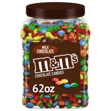 M&M's Milk Chocolate Candy, 62 oz Jar picture