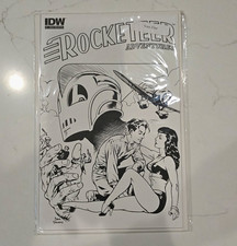 IDW Rocketeer Adventures #2 Dave Stevens B&W Incentive Variant Cover picture