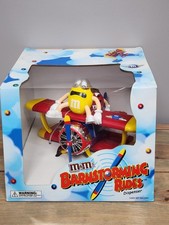 M&M's Candy Dispenser Barnstorming Rides Bi Plane Airplane - New In Box picture
