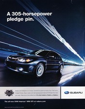 2008 Subaru Impreza WRX STI 305hp -  Original Advertisement Print Art Ad A48-B picture