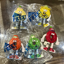 VINTAGE LifeSavers 5 flavor Russ figurines 4 in original sealed bags, set of 5 picture
