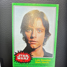 Topps 1977 Star Wars #235 Luke Skywalker Mark Hamill Non-Sport Trading Card picture