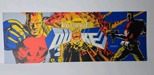 Fabtek Dynamite Duke Siebu Kaihatsu 1989 Arcade New Old Stock Marquee Translite picture