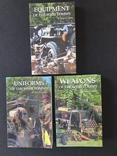 Uniforms-, Equipment- and Weapons of the WWII Tommy, ALL SIGNED - Set of 3 Books picture