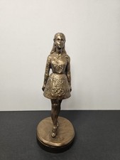Genesis Fine Arts Irish Dancer Bronze Statue 10.5 Inch Made in Ireland picture