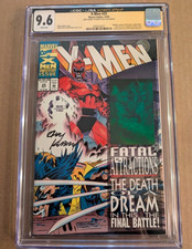 Marvel Comics X-Men #25 (1993) CGC 9.6 Signed Andy Kubert Direct Ed picture