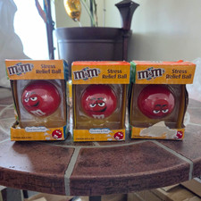 M&M's Red Character Stress Relief Ball in Box 2011 Candy & Nuts Theme picture