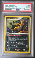 🌪️ DARK DRAGONITE 15 Pokemon Ex 2004 Team Rocket Returns TRR Reverse PSA 8 read picture