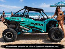 2019 - 2023 Kawasaki Teryx KRX 1000 Graphic Kit - Pro Edition D52-4 Blue picture