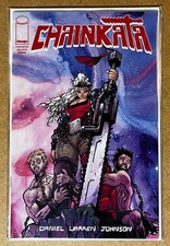 Daniel Warren Johnson's CHAINKATA #1 SDCC 2026 Exclusive Ashcan Image LE 500 picture
