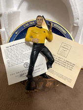 Star Trek Captain Kirk William Shatner 30th Anniversary 3D Bradford Plate COA picture