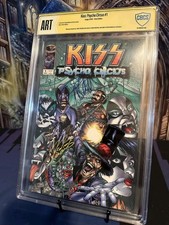 CBCS ART KISS PSYCHO CIRCUS #1 1997 ISSUE COMIC 3x SIGNED WITH SKETCH ART picture