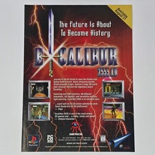 Excalibur 2555 AD Sony PlayStation 1 PS1 PC The Future Print Ad/Poster Promo Art picture