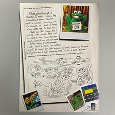 FROGGER SONY PLAYSTATION PS1 PC CD ROM VIDEO GAME 1997 VINTAGE RETRO ADVERT picture