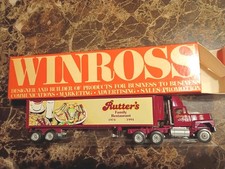 Vintage 1994 Winross Trucks Tractor Trailer Rutters Family Restaurant Mint NIB picture