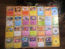 Old pokemon cards lot UNSEARCHED cards lot junk drawer lot tradig cards picture