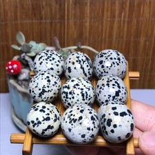 24-23-19mm 9Pcs Natural spotted stone Crystal gemstone Mineral Specimen A4399 picture