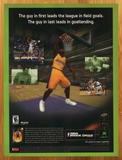 2003 NBA Inside Drive 2004 Xbox Print Ad/Poster Basketball Video Game Promo Art picture