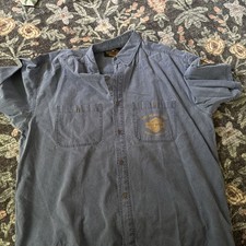 Rare 1995 Harley Davidson Dealer Trip Australia Walkabout Button Men’s Shirt-XXL picture