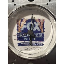Rare Vintage Fox Sports Net Desk Clock Unknown Autograph #239/800 Fast Shipping picture
