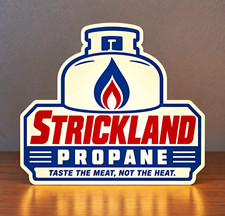 King of the Hill Strickland Propane LED LightBox Display - Taste The Meat picture