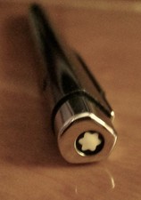 Rare Vintage 1990 Montblanc Germany Leonardo Anthracite rollerball pen picture