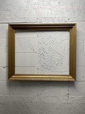 Vintage MCM 50s 60s Nailed Ornate Gold Gilt Carved Wood Picture Art Frame 24x30 picture