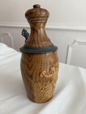 Antique German Character Beer Stein Bowling Pin by Reinhold Hanke #1134 Rare picture