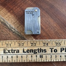 EXTREMELY RARE Rex Int'l Corp New York Squeeze Lighter - WORKING picture