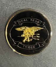 New SEAL TEAM 3 COMMAND CHALLENGE COIN NSW, SOCOM, SEAL, BUD/s picture