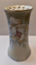 Antique RS Prussia Porcelain Peony Design Hat Pin Holder picture