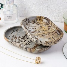 1pc Natural Chinese Dendritic Limestone Picture Stone Guohua plate picture