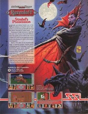 Ravenloff AD&D SSi IBM PC DOS CD Original Advertisement Magazine Vintage Ad Ads picture