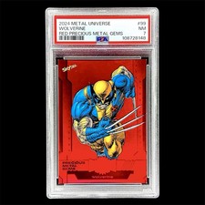 /100 Wolverine 2024 Marvel Metal Universe Precious Metal Gems Red PMG PSA 📈🔥 picture
