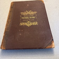 Harper's Pictorial History of the Civil War 1866 Old Rare VOLUME 1 Only picture