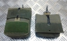 Genuine Vintage French F2 Ammo / Medic Canvas Pouch Green picture